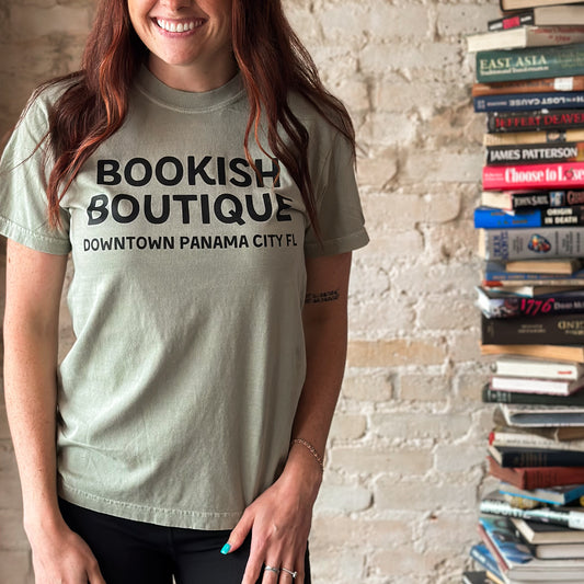 Bookish Boutique T Shirt Sand