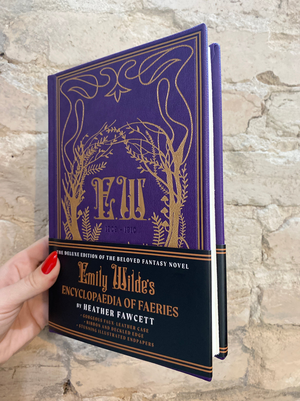 Emily Wilde’s Encyclopaedia of Faeries by Heather Fawcett (Deluxe Hardcover) *PREORDER*