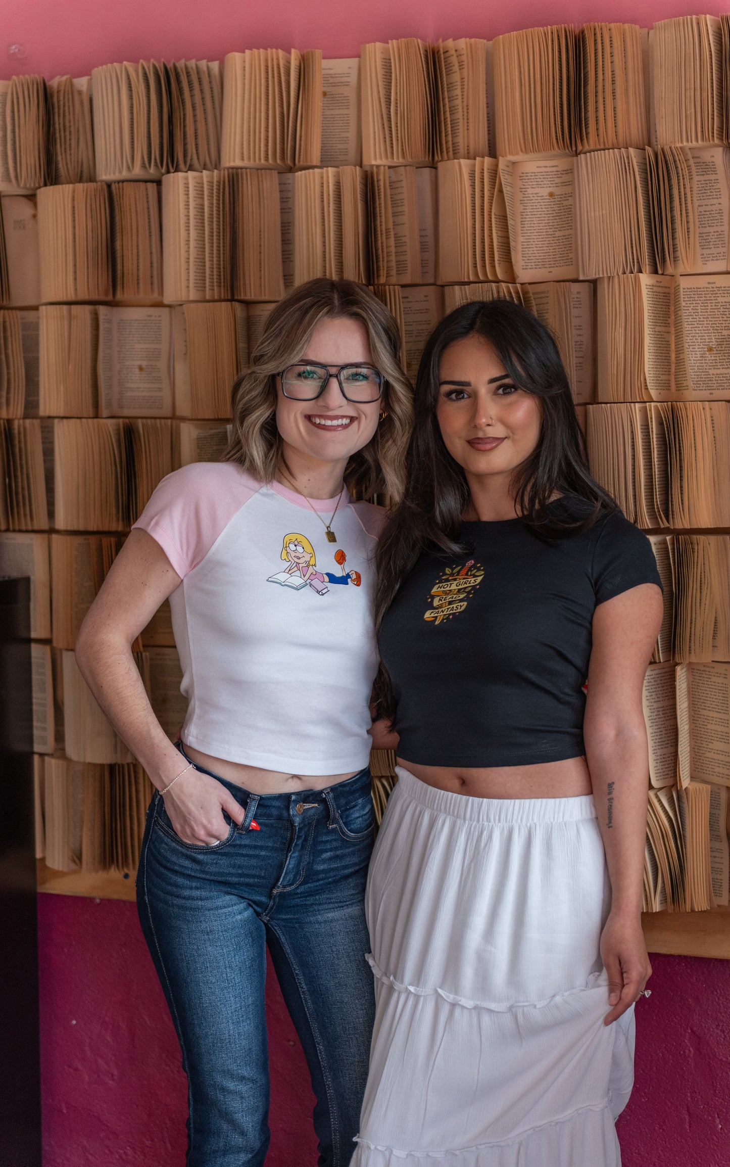 Hot Girls Read Fantasy Baby Tee T Shirt