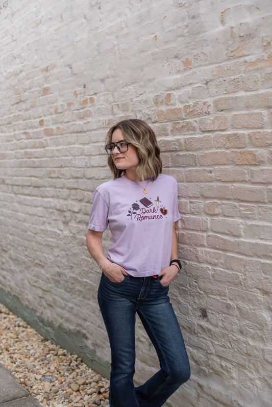 Dark Romance Cropped T Shirt