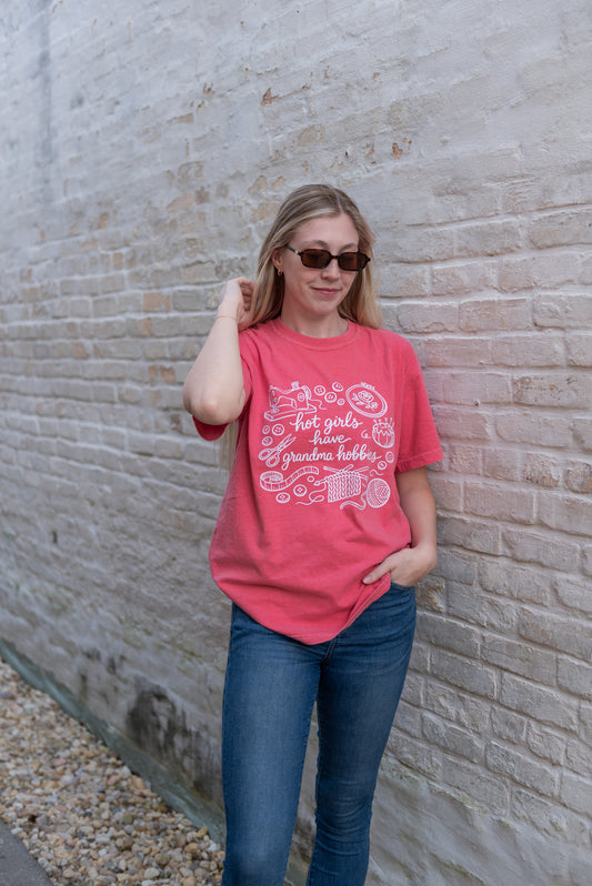 Hot Girls Have Grandma Hobbies T Shirt *ONLINE EXCLUSIVE*