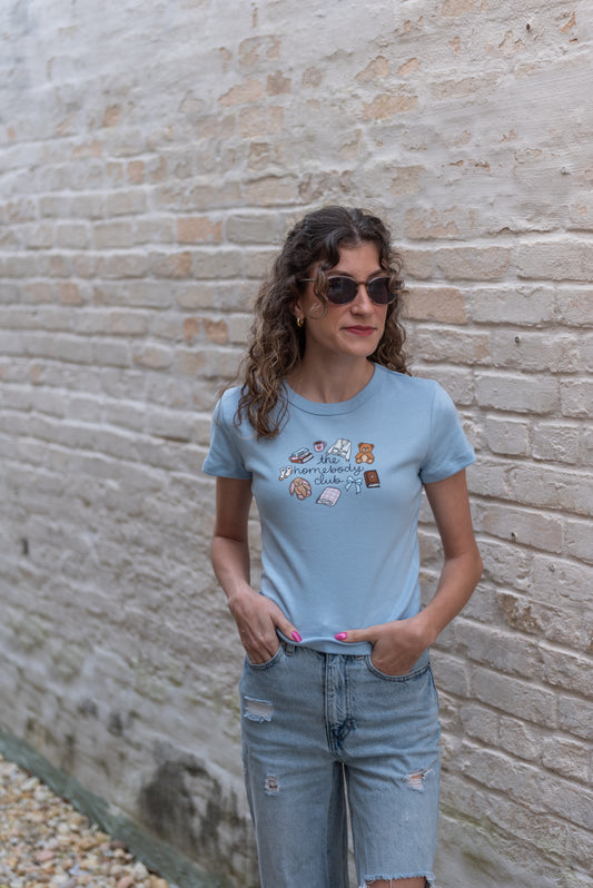 The Homebody Club Baby Tee T Shirt *ONLINE EXCLUSIVE*
