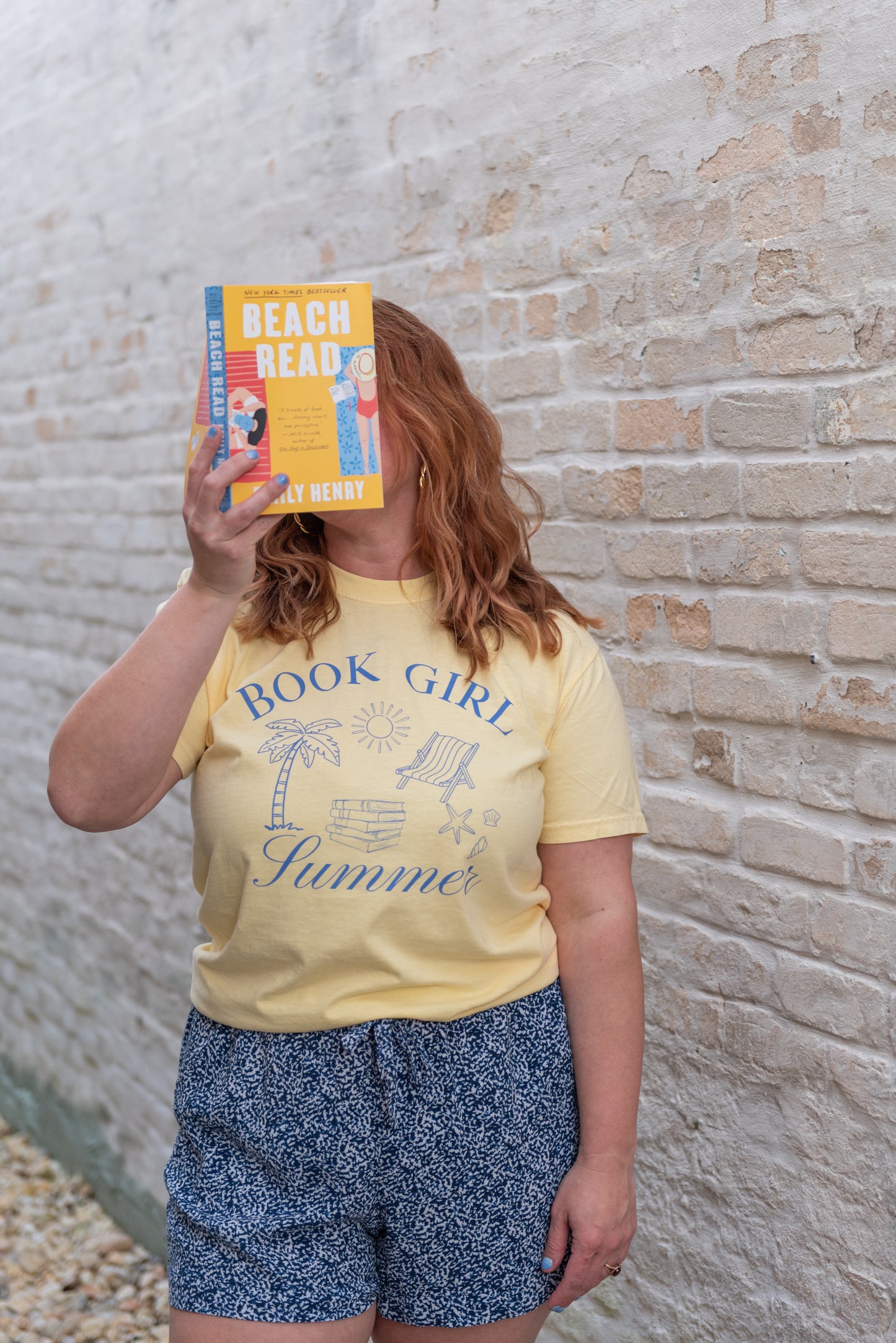 Book Girl Summer T Shirt