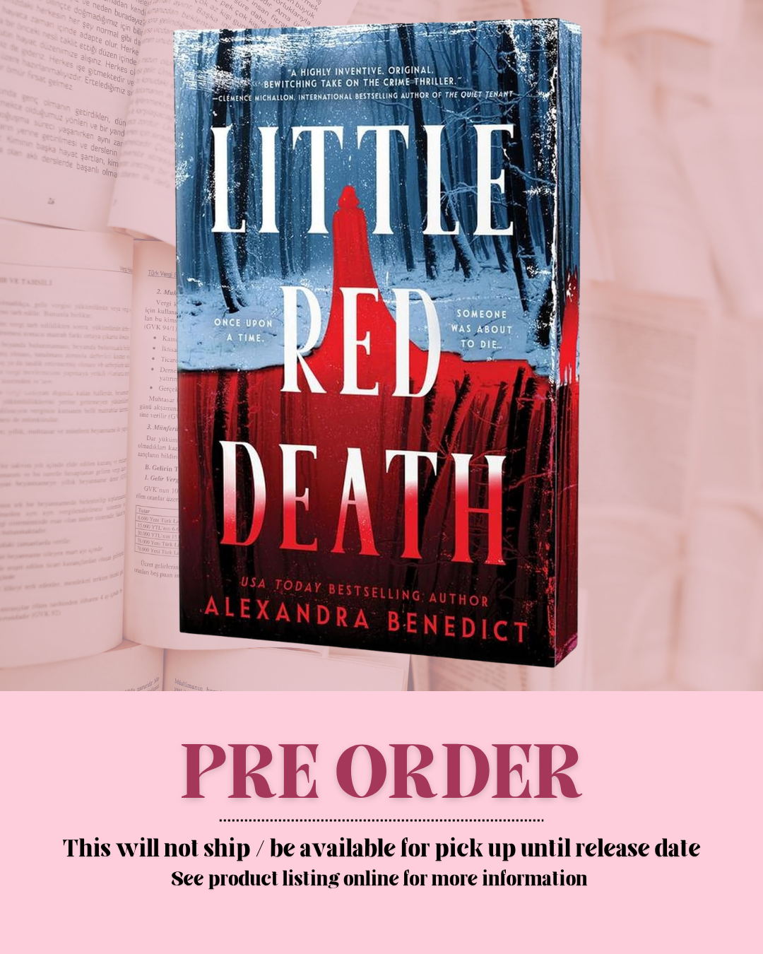 Little Red Death by Alexandra Benedict (Deluxe Edition) *PREORDER*