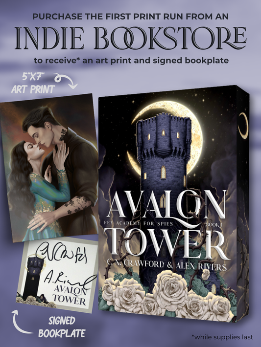 Avalon Tower by C.N. Crawford and Alex Rivers (SIGNED w/ Swag) (Book 1) *PREORDER*