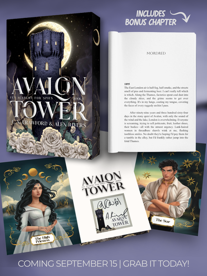 Avalon Tower by C.N. Crawford and Alex Rivers (SIGNED w/ Swag) (Book 1) *PREORDER*