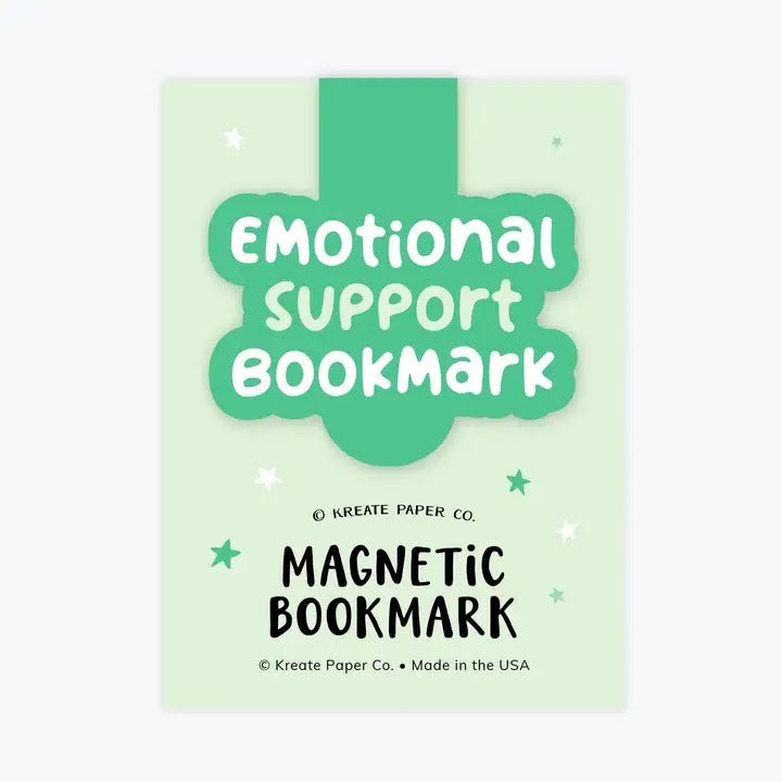 Emotional Support Bookmark | Magnetic Bookmark