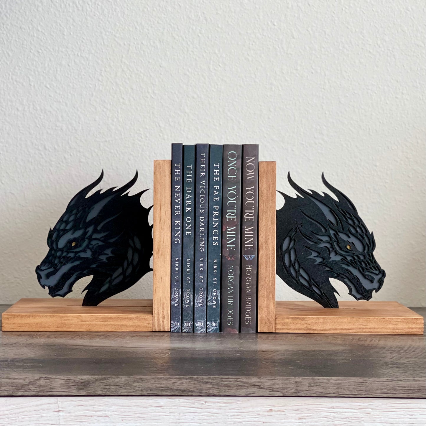 Bookend Pair - Dragon Head
