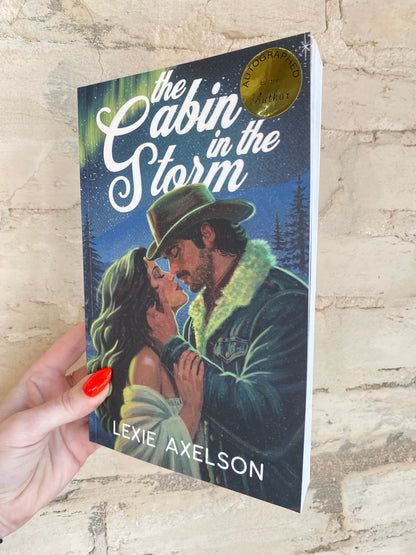 The Cabin in the Storm by Lexie Axelson *SIGNED* w/ Art