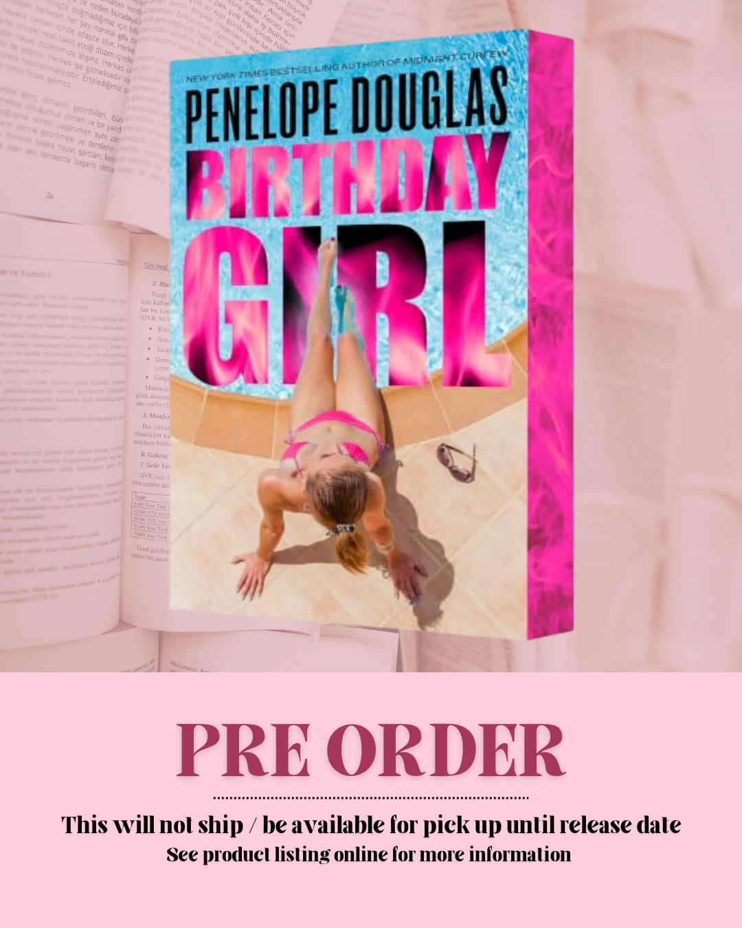 Birthday Girl by Penelope Douglas (Deluxe Edition) *PREORDER*