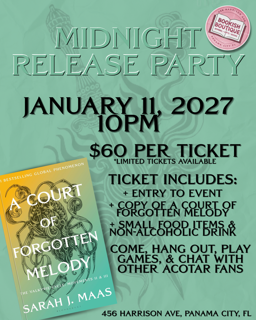 A Court of Forgotten Melody Midnight Release Party Ticket (ACOTAR 7)