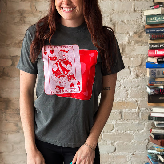 Queen of Books T Shirt