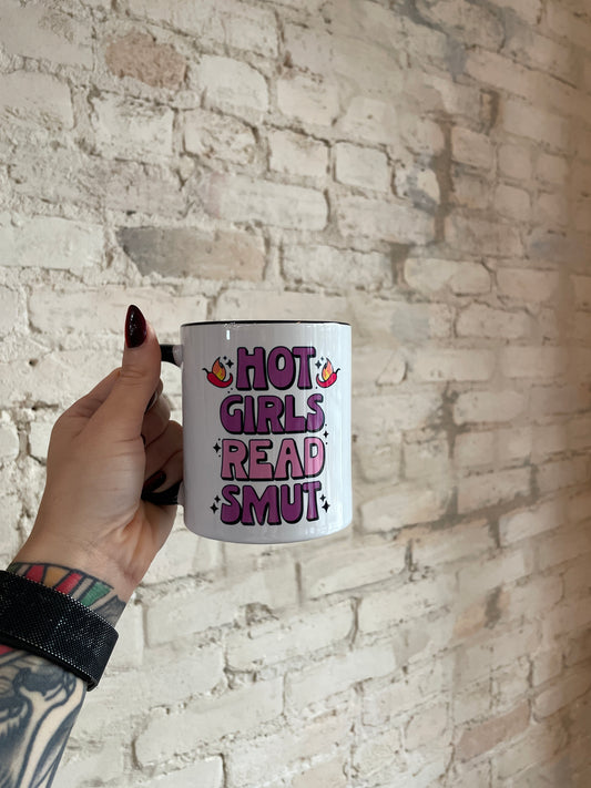 Hot Girls Read Smut Coffee Mug