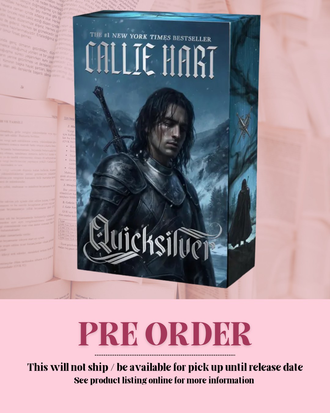 Quicksilver by Callie Hart (Special Edition Paperback) (Book 1) *PREORDER*