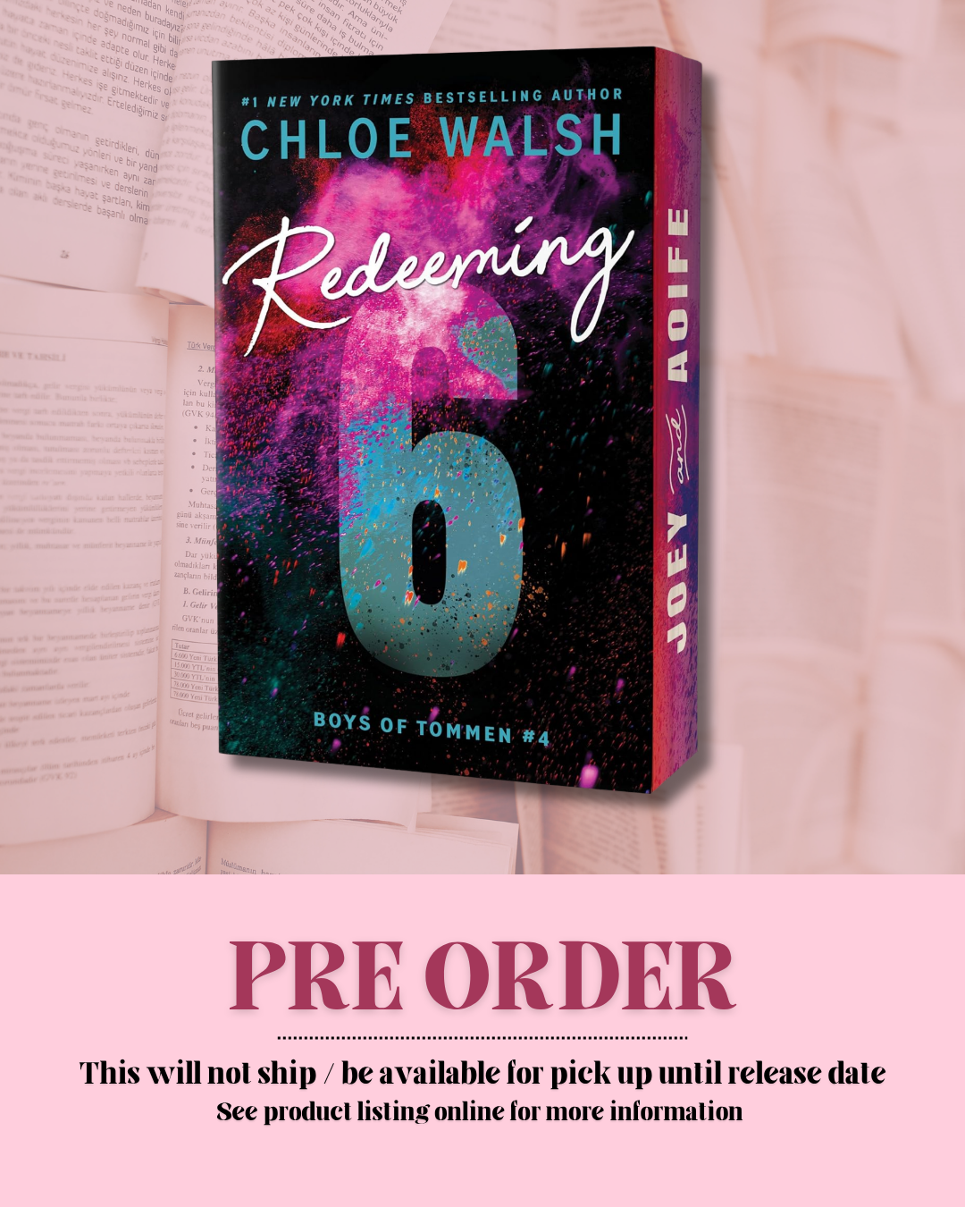 Redeeming 6 by Chloe Walsh (Deluxe Edition) *PREORDER* (Book 4)