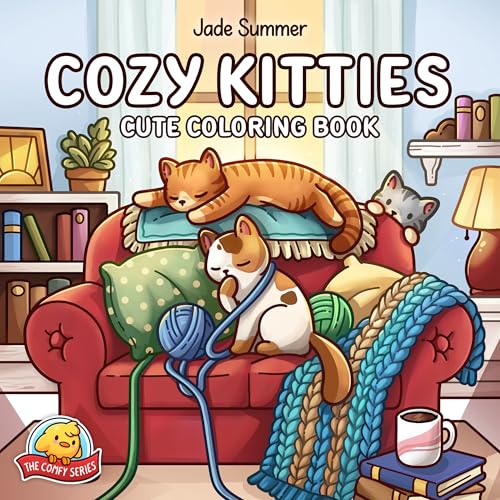 Cozy Kitties Coloring Book