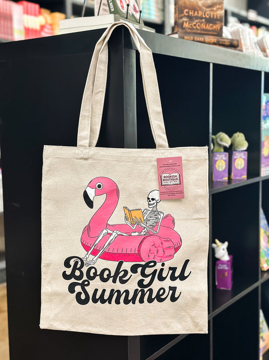 Bookish Girl Summer Tote Bag