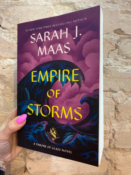 Empire of Storms by Sarah J. Maas (paperback) (Book 5)