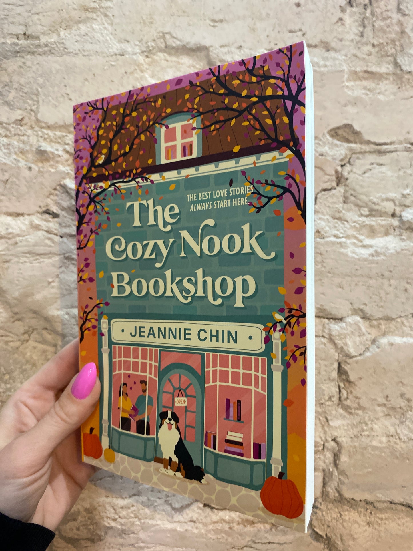 The Cozy Nook Bookshop by Jeannie Chin (Heart’s Hope Crossing: Book 1)