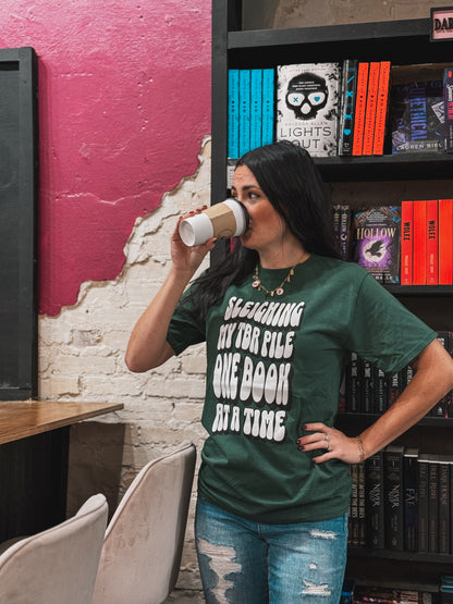 Sleighing my TBR pile T Shirt
