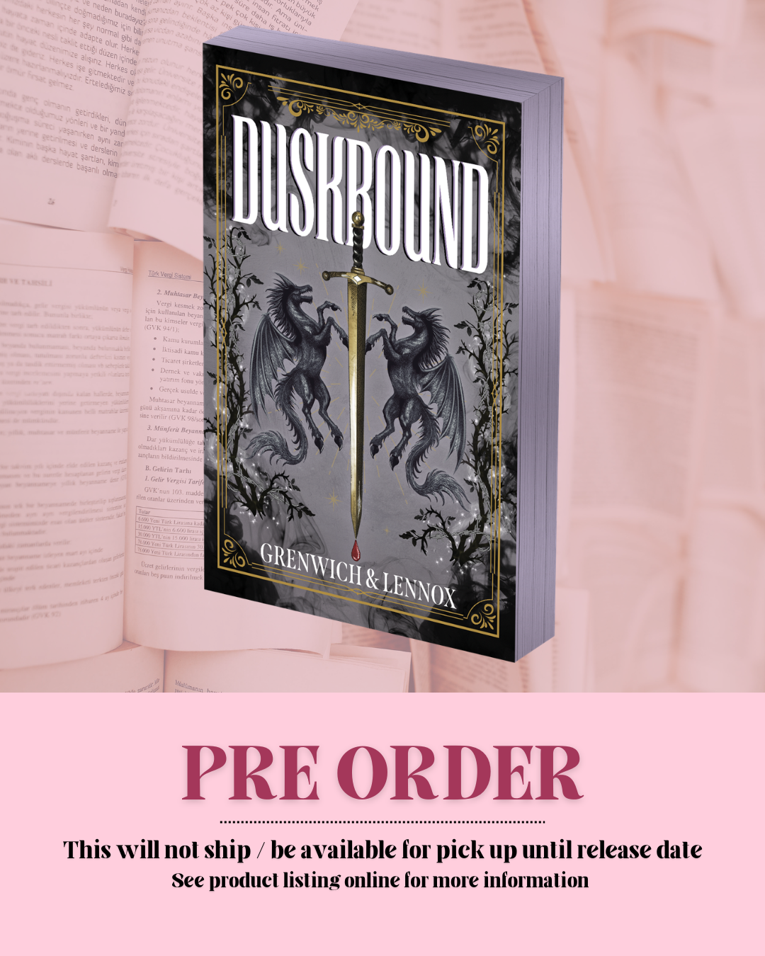 Duskbound by Bree Grenwich (Deluxe Edition) (Esprithean Trilogy: Book 2) *PREORDER*