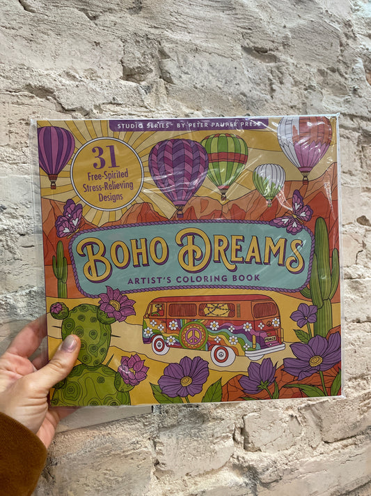 Boho Dreams Coloring book