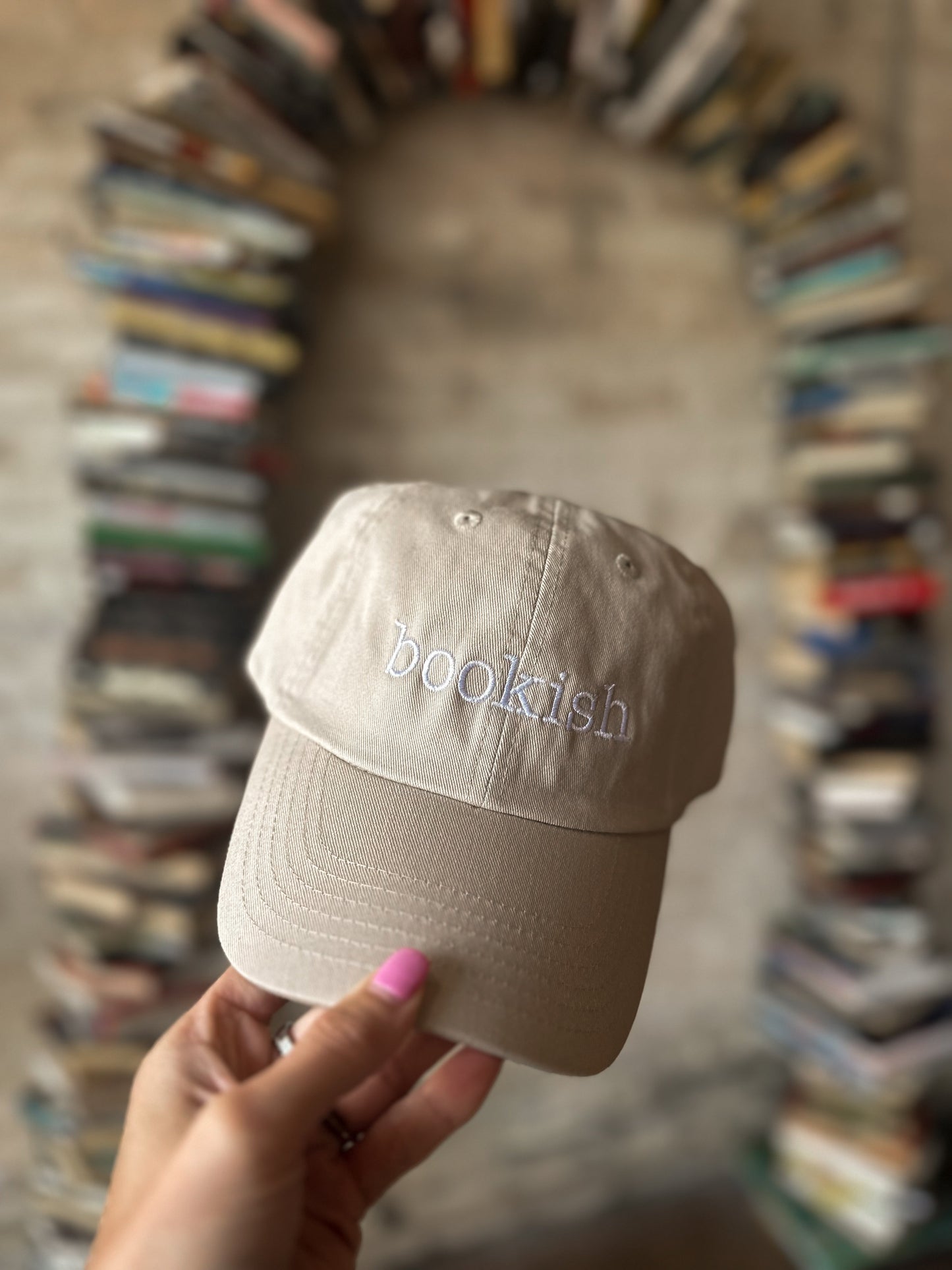 Bookish Hat Tan