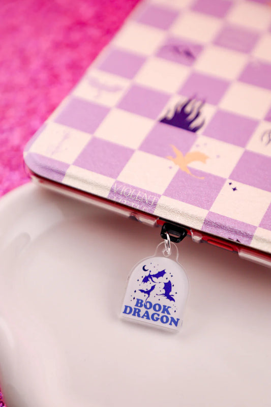 Book Dragon Kindle Charm
