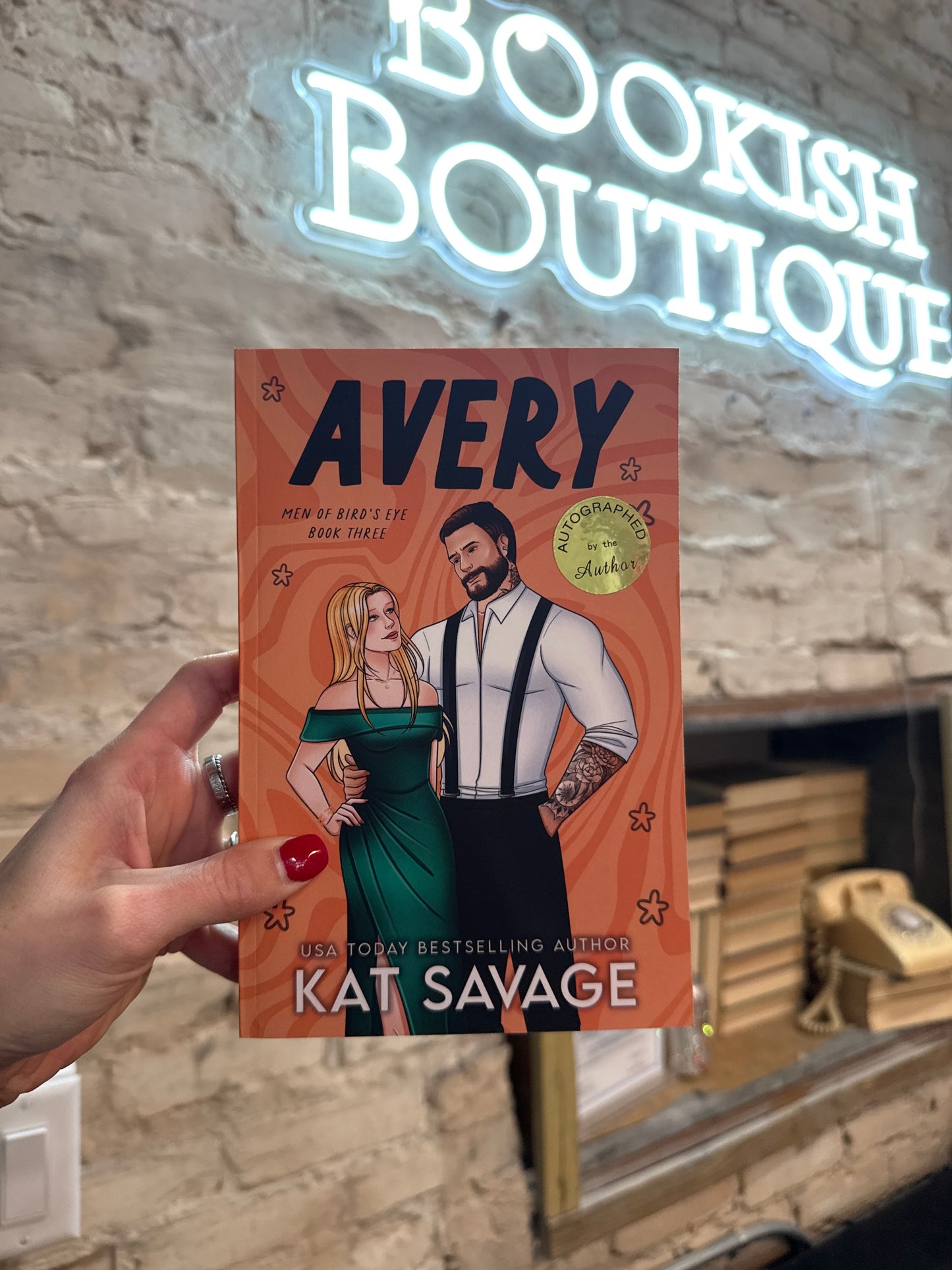 Avery by Kat Savage (Men of bird’s eye book 3) *SIGNED*