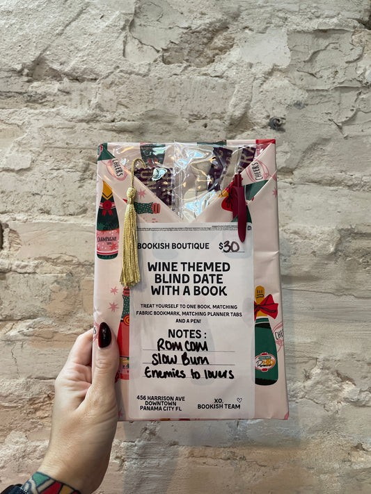 Wine Themed Blind Date With a Book