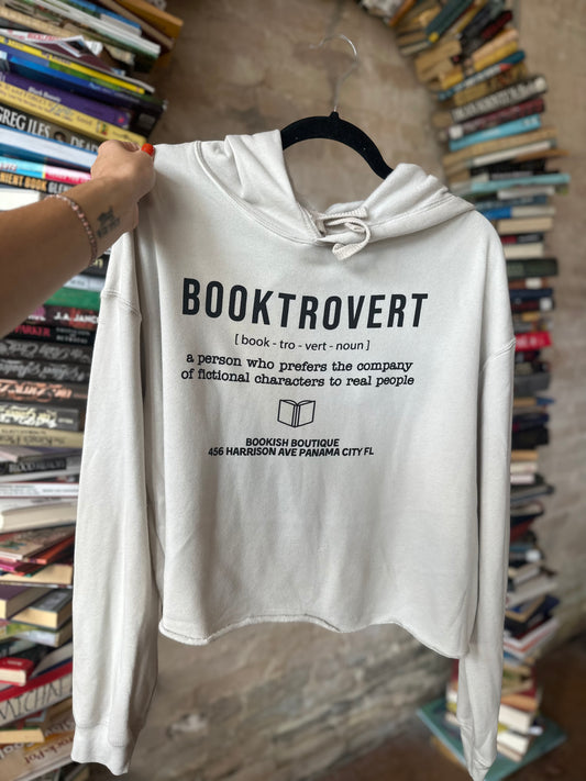 Booktrovert Cropped Hoodie