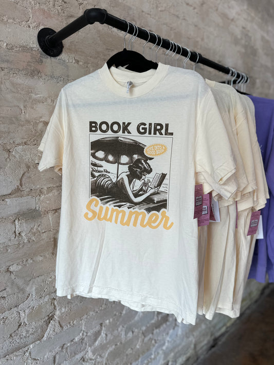 Book Girl Summer T Shirt