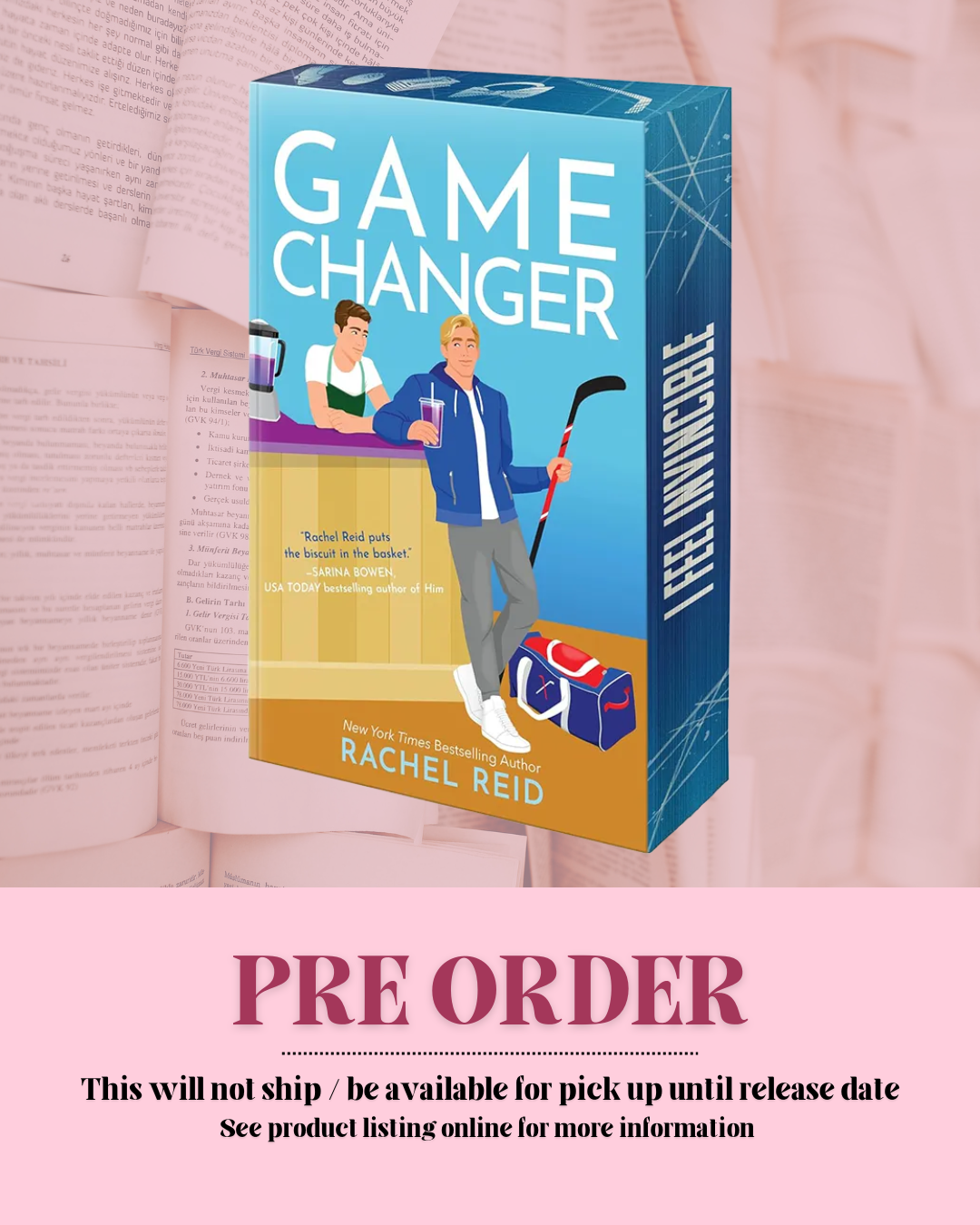Game Changer by Rachel Reid (Game Changers: Book 1) (Deluxe Limited Edition) *PREORDER*