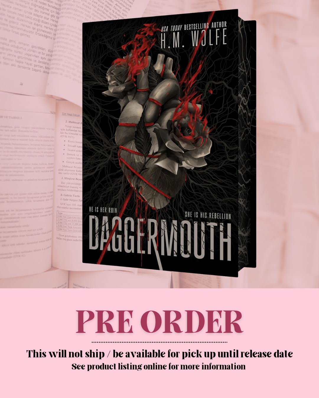 Daggermouth by H.M. Wolfe (Deluxe Edition with Extras) *PREORDER*