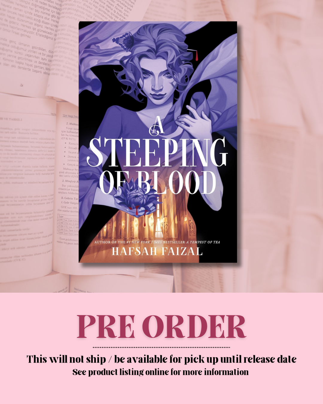A Steeping of Blood *SIGNED* *PREORDER*