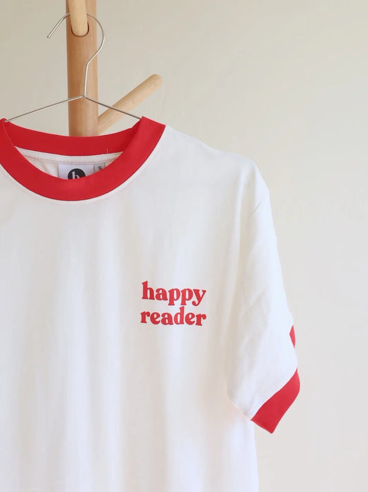 Happy Reader Ringer Tee