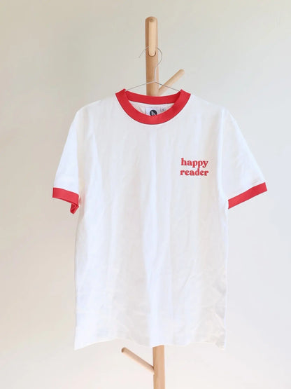 Happy Reader Ringer Tee