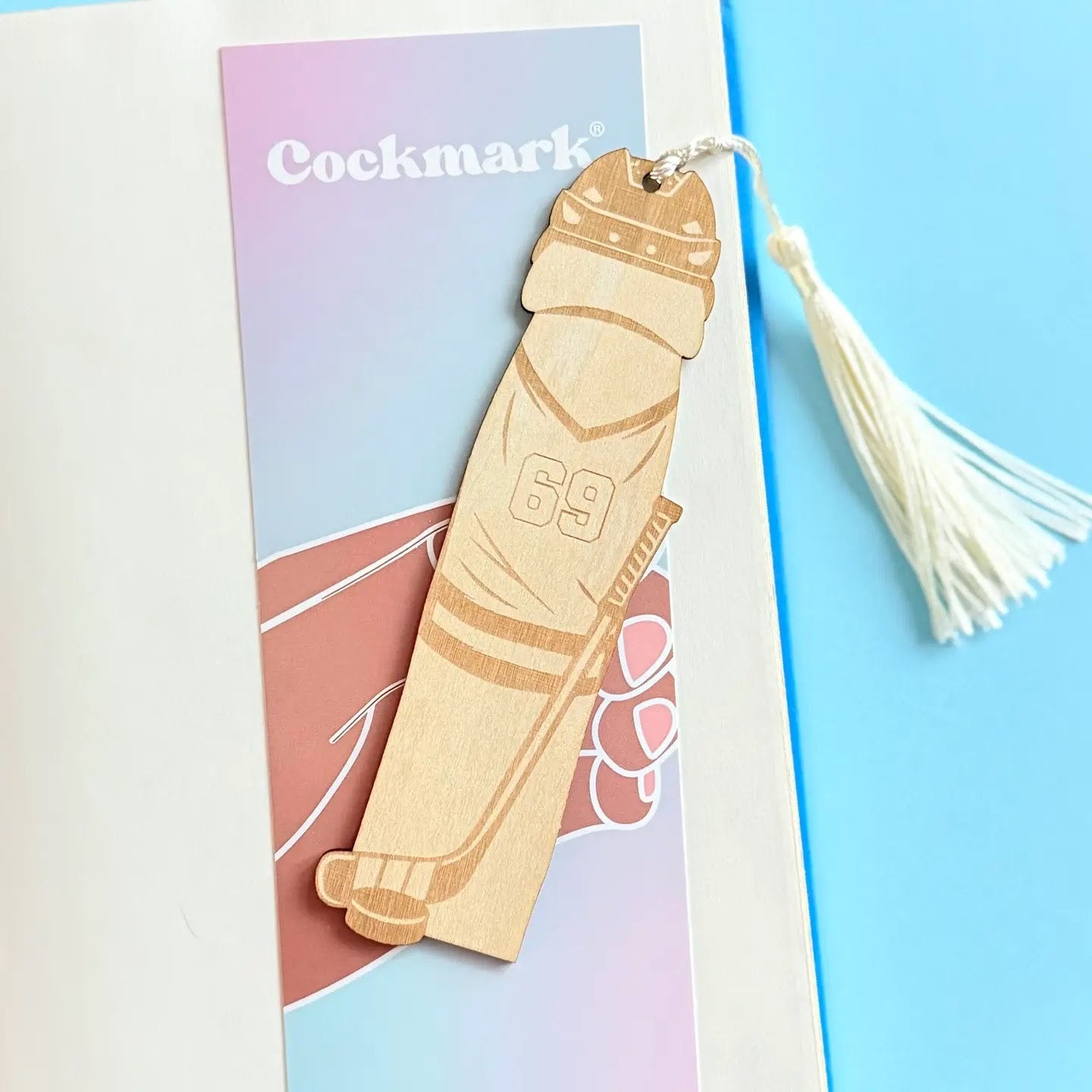 Hockey Cockmark Bookmark