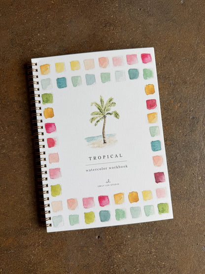 Tropical | watercolor workbook