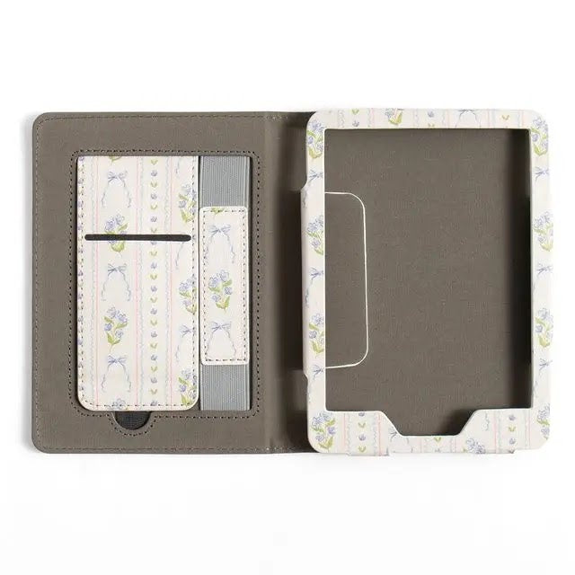 Blue Floral & Bows | Paperwhite 12 Kindle Case