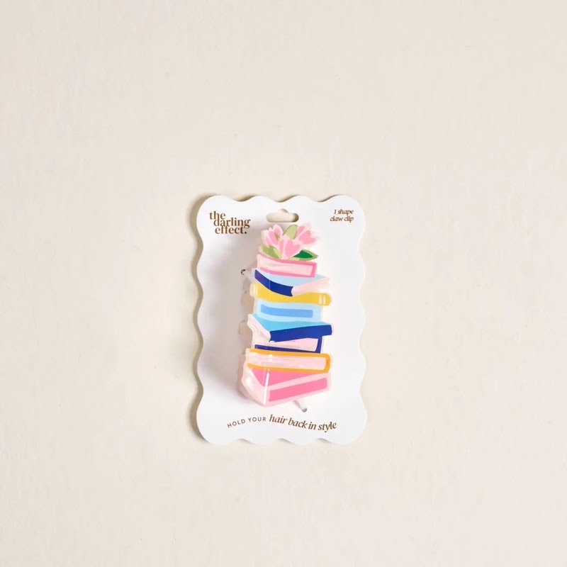 Book Nook Claw Clip