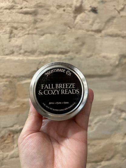 4oz Fall Breeze & Cozy Reads Candle