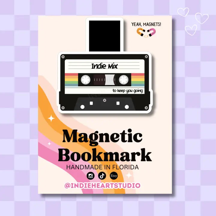 Indie Mix Tape | Magnetic Bookmark