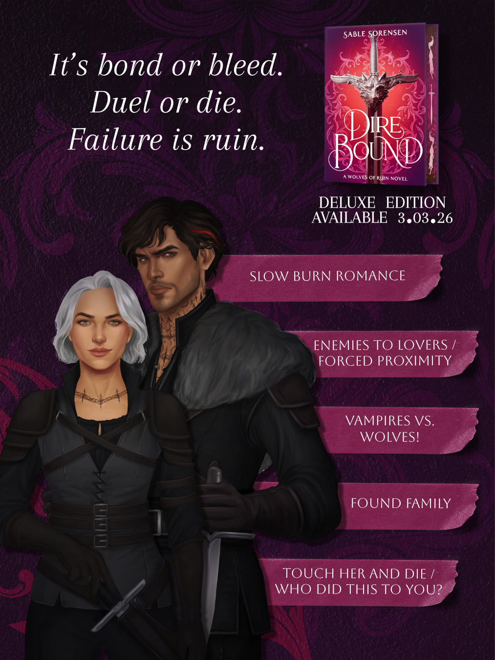 Dire Bound by Sable Sorenson (Deluxe Edition) (Book 1)