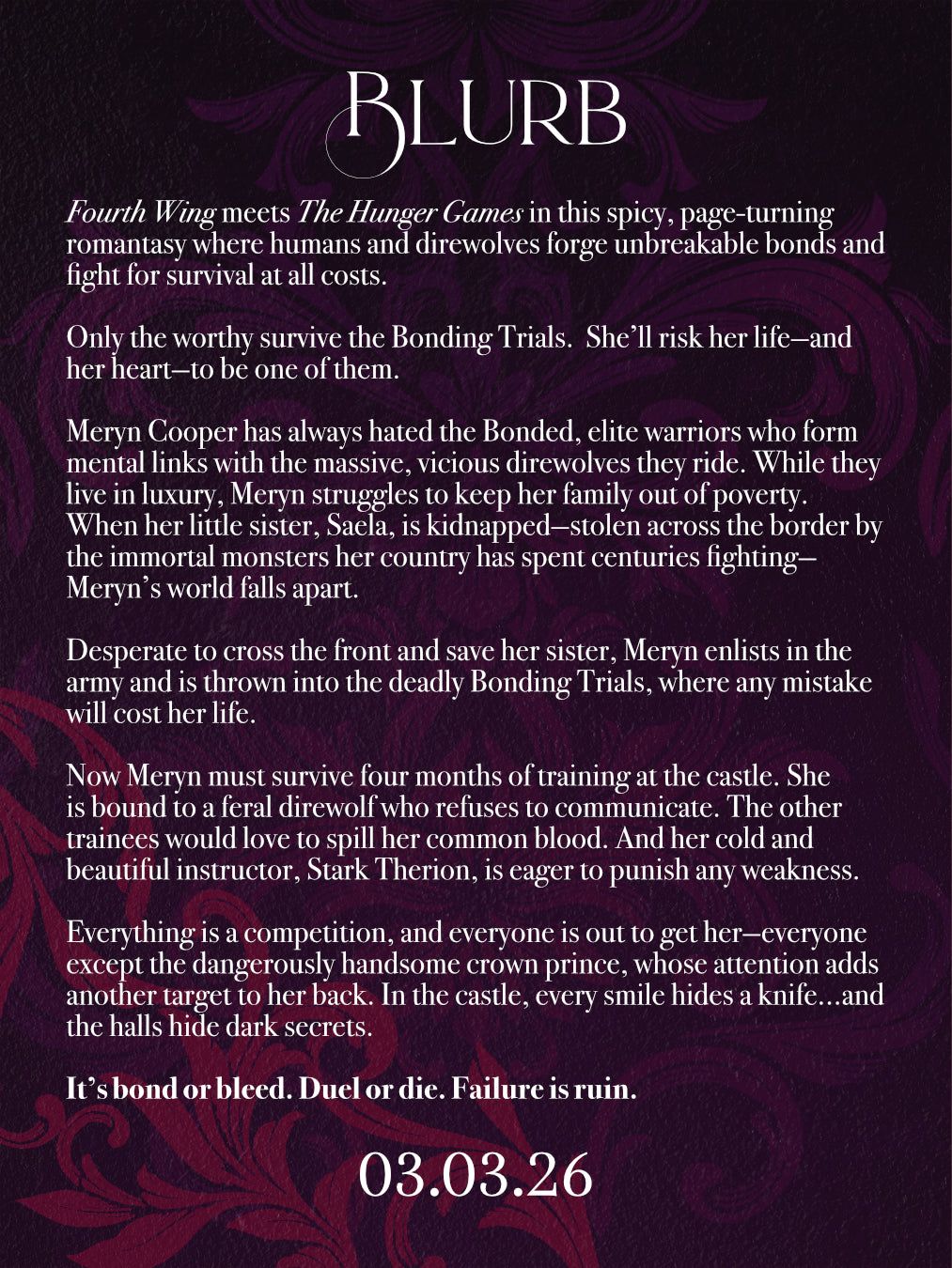 Dire Bound by Sable Sorenson (Deluxe Edition) (Book 1)