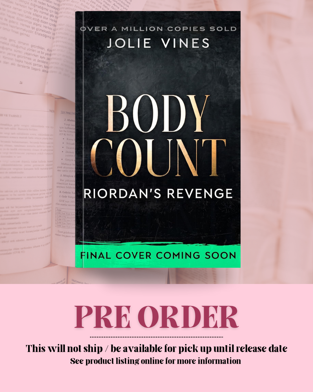 Riordan's Revenge by Jolie Vines (Deluxe Edition) (Book 3) *PREORDER*