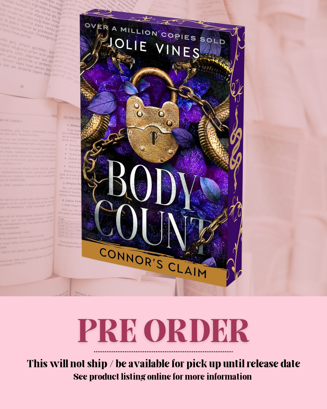 Connor's Claim by Jolie Vines (Deluxe Edition) (Book 2) *PREORDER*
