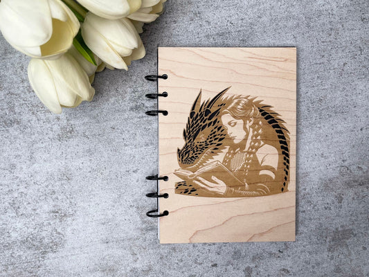 Notebook - Girl & Dragon