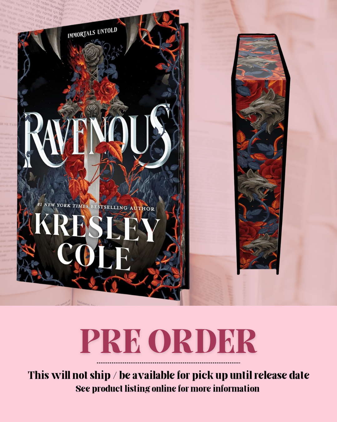 Ravenous by Kresley Cole (Deluxe Edition) *PREORDER*