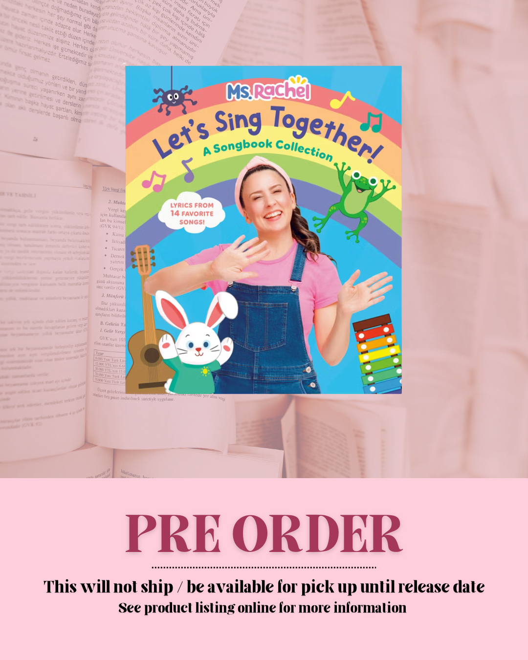 Let's Sing Together!: A Songbook Collection by Ms. Rachel *PREORDER*